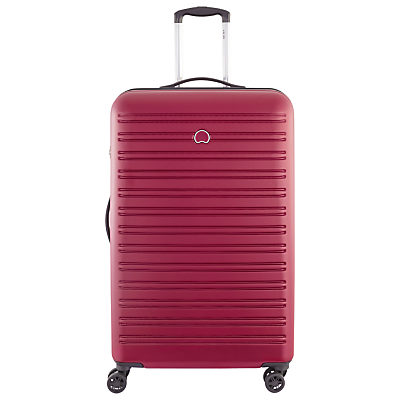 Delsey Segur 4 Wheel 78cm Large Suitcase Red Delsey Segur 4 Wheel 78cm Large Suitcase Red
